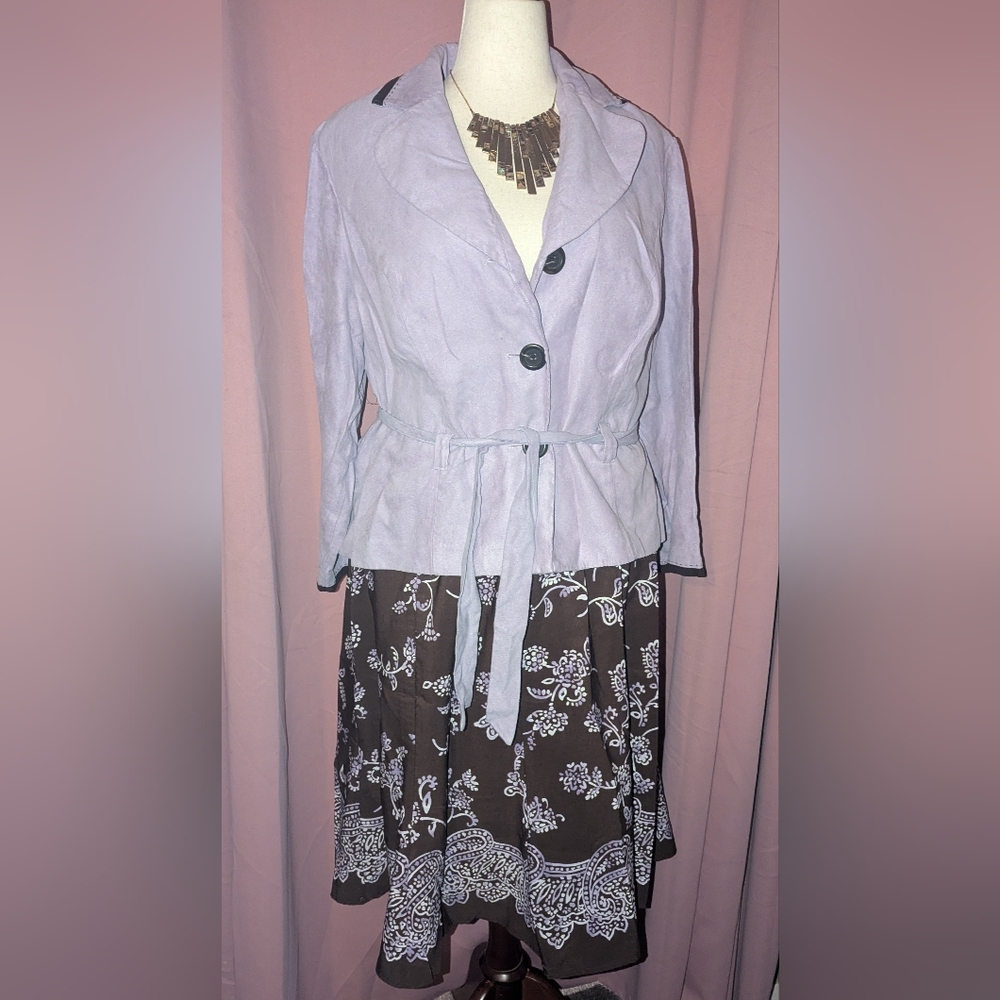 STUDIO I Soft 2pc Skirt & Jacket Set 22WP - Poetcore